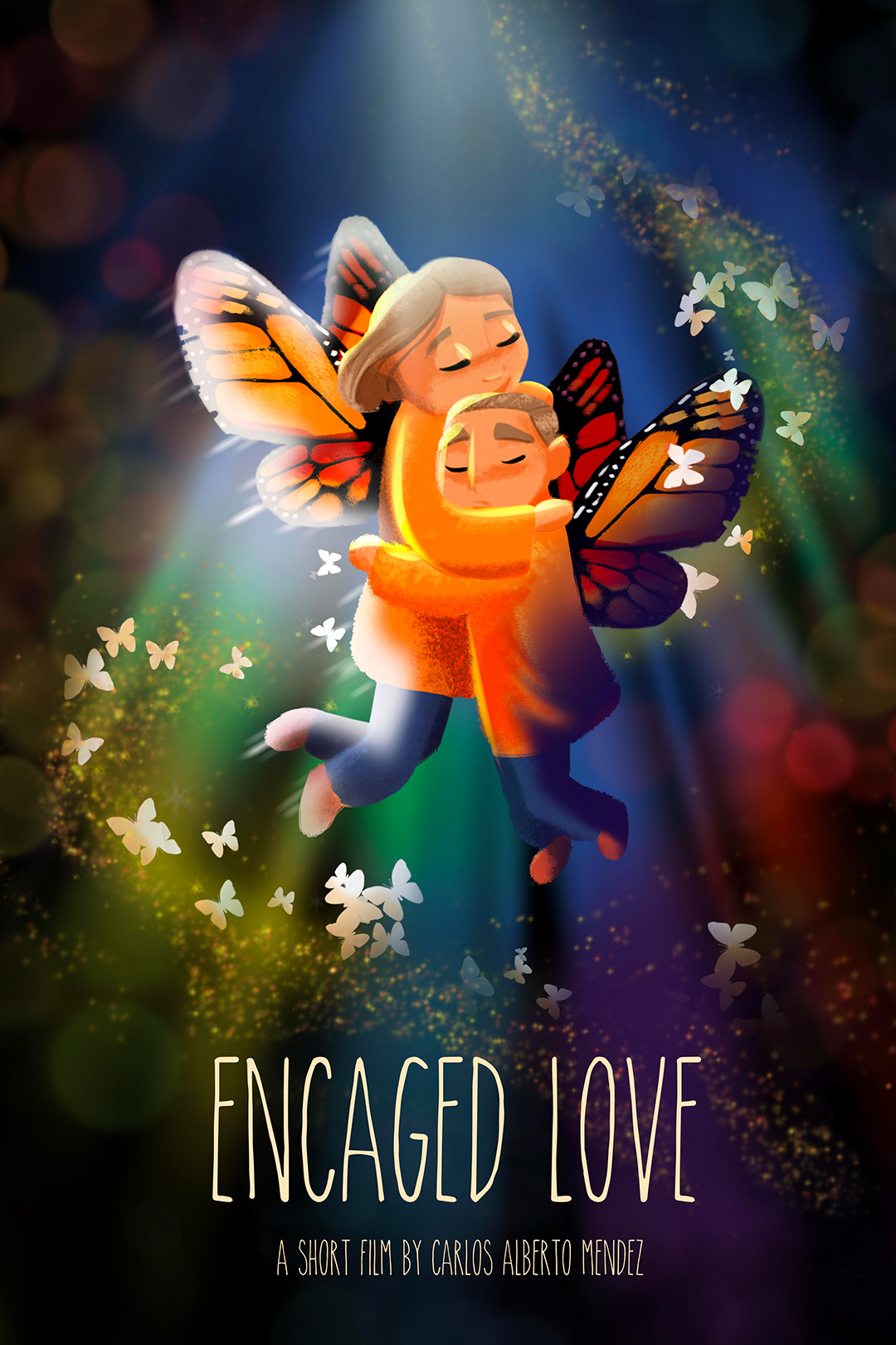 Poster-encagedLove - Carlos Mendez